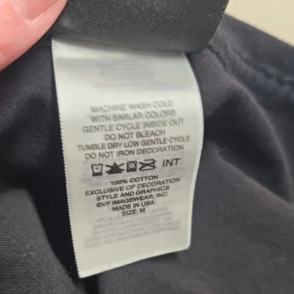 Harley-Davidson Women's Black V-Neck Tee with Graphic Logo - Picture 10 of 11